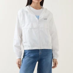 Sale Jacquard Logo Windbreaker Women Coats & Jackets