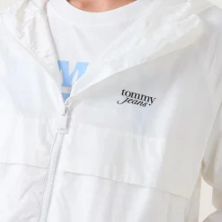 Sale Jacquard Logo Windbreaker Women Coats & Jackets