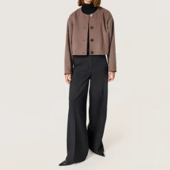 New Jada Cropped Jacket Women Coats & Jackets