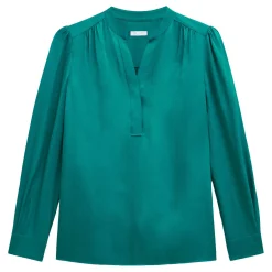 New Jade Notch Blouse Women Tops