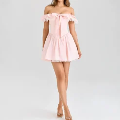 Hot Jaide Off Shoulder Corset Mini Dress Women Dresses