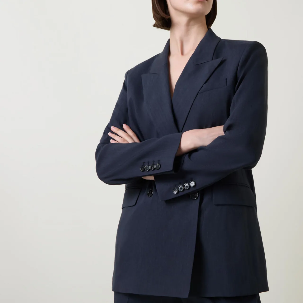 Online Jaleto8 Double-Breasted Blazer Women Coats & Jackets