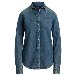 Online Jamelko Logo Denim Shirt Women Tops