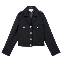 Best Jaque Wool Cropped Jacket Women Coats & Jackets