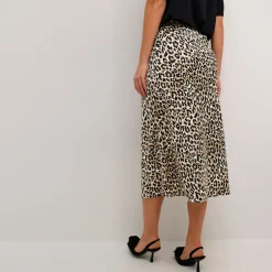 Online Jasmina Leopard Flared Skirt Women Skirts