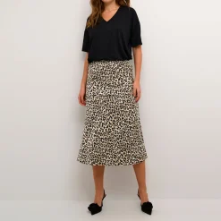 Online Jasmina Leopard Flared Skirt Women Skirts