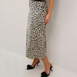 Online Jasmina Leopard Flared Skirt Women Skirts