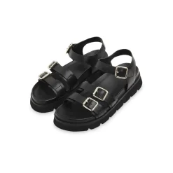 Hot Jemma Triple Buckle Sandal Women Sandals