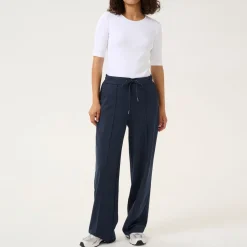 Discount Jenny Tie-Waist Wide Leg Trousers Women Trousers & Shorts