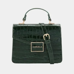 Best Jessica Croc-Embossed Crossbody Bag Women Crossbody Bags