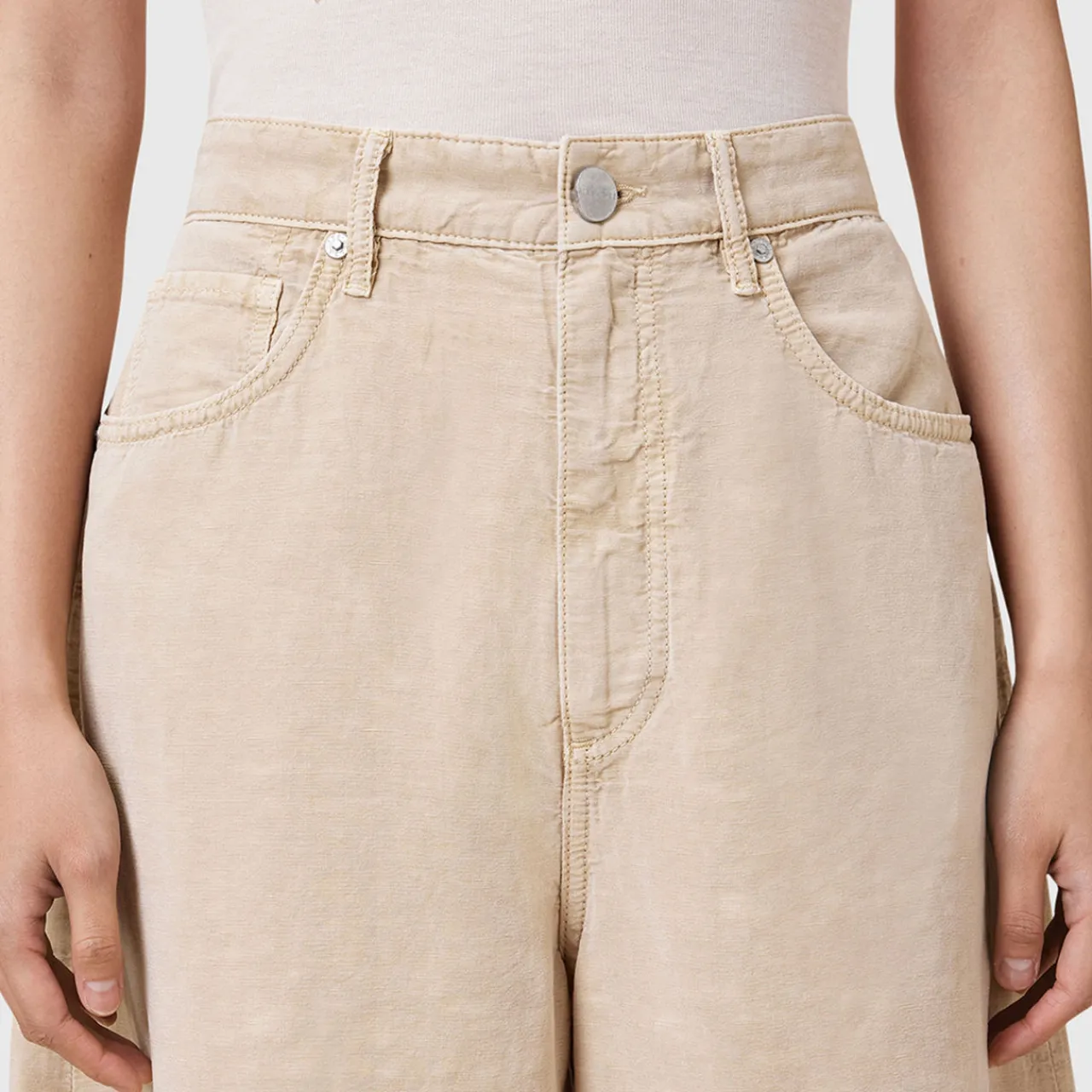 Hot Jett High-Rise barrel Trousers Women Trousers & Shorts