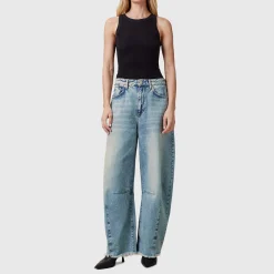 Sale Jett High-Rise Denim Barrel Jeans Women Denim