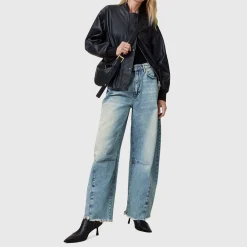 Sale Jett High-Rise Denim Barrel Jeans Women Denim