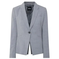 Clearance Jia9 Slim Single-Breasted Blazer Women Coats & Jackets