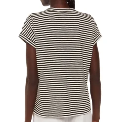 Discount Jilly Stripe Button Top Women Tops