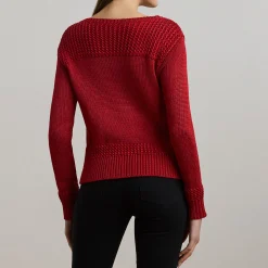 Best Jinhala Rib Knit Sweater Women Sweaters & Cardigans