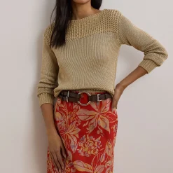 New Jinhala Rib Knit Sweater Women Sweaters & Cardigans