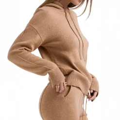 Online Jionni Knitted Hoodie Women Sweatshirts & Hoodies