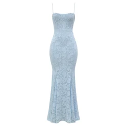 Online Joan Lace Open Back Gown Women Dresses