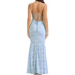 Online Joan Lace Open Back Gown Women Dresses