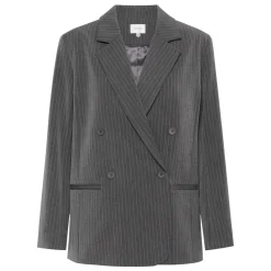 Joelle Double-Breasted Pinstripe Blazer Women Coats & Jackets