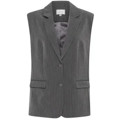 Best Joelle Single-Breasted Pinstripe Waistcoat Women Coats & Jackets