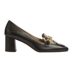 Sale Johanna Snake Print Snaffle Courts Women Heels