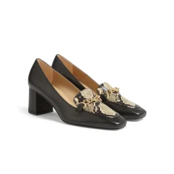 Sale Johanna Snake Print Snaffle Courts Women Heels