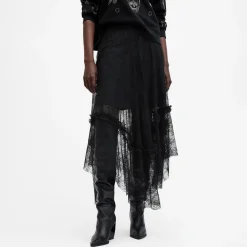 Josie Asymmetric Lace Skirt Women Skirts