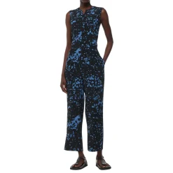 Josie Printed Zip-Up Jumpsuit Women Jumpsuits