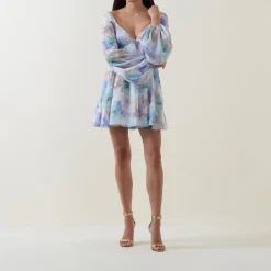 Hot Jovie Floral Babydoll Mini Dress Women Dresses