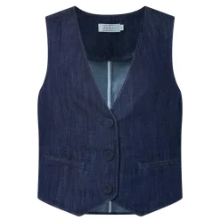 Hot Julesa Denim Waistcoat Women Coats & Jackets
