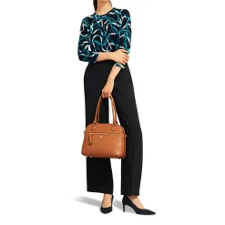 Clearance Julia Printed Keyhole Top Women Tops