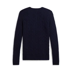 Discount Julianna Pony Player Logo Cable Knit Sweater Women Sweaters & Cardigans