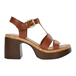 Outlet Jungle Stacked Platform Block Heels Women Heels