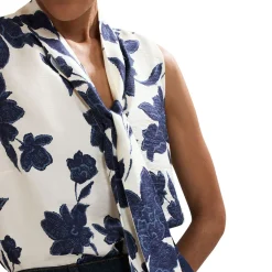 Best Junie Floral Pussybow Blouse Women Tops