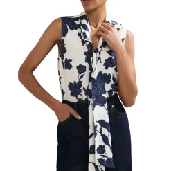 Best Junie Floral Pussybow Blouse Women Tops
