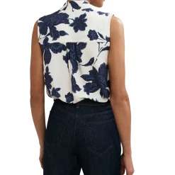 Best Junie Floral Pussybow Blouse Women Tops