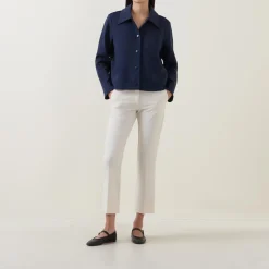 New Justino Snap-Button Jacket Women Coats & Jackets