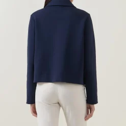 New Justino Snap-Button Jacket Women Coats & Jackets