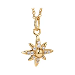 Discount 14K Gold-Plated Embellished Star Pendant Necklace Women Necklaces