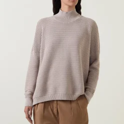 Kaia Ribbed Mock Neck Sweater Women Sweaters & Cardigans