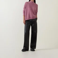 Kaia Ribbed Mock Neck Sweater Women Sweaters & Cardigans