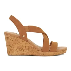 Best Kamies Leather Wedges Women Heels