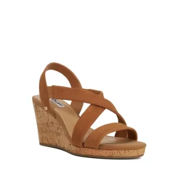 Kamies Wide-Fit Cork Heeled Wedges Women Heels