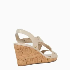 Kamies Wide-Fit Cork Heeled Wedges Women Heels