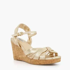 Sale Kander Cork Wedge Heeled Sandals Women Heels