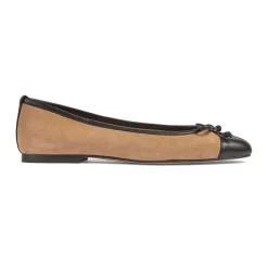 Kara Suede Toe Cap Ballet Flats Women Flats