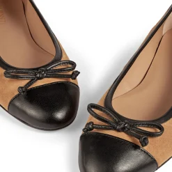 Kara Suede Toe Cap Ballet Flats Women Flats