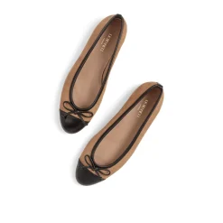 Kara Suede Toe Cap Ballet Flats Women Flats